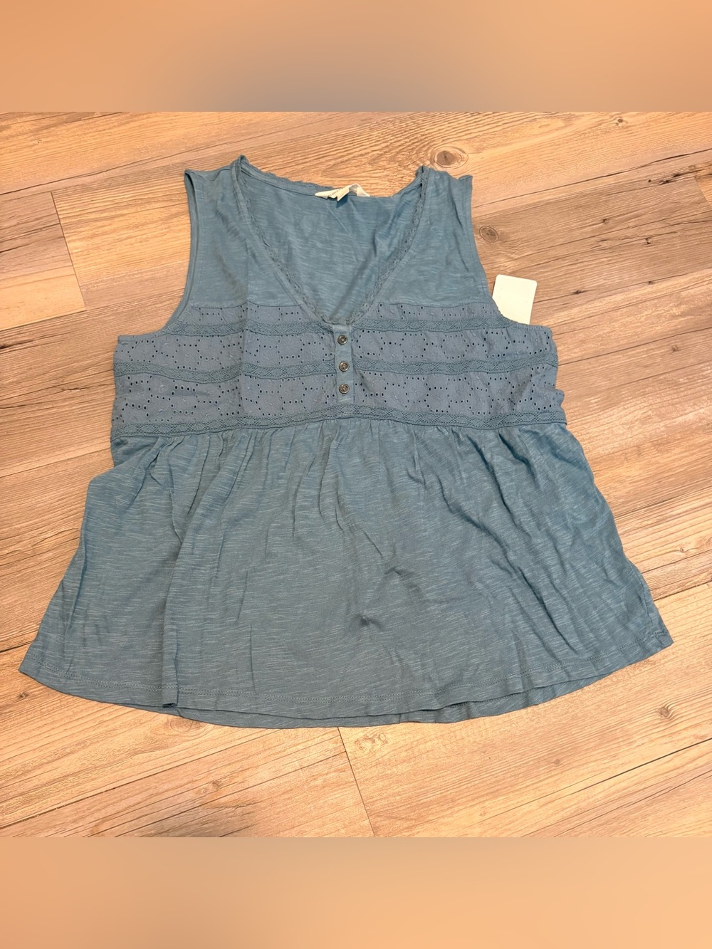 Lucky Brand tank top small blue new with tags